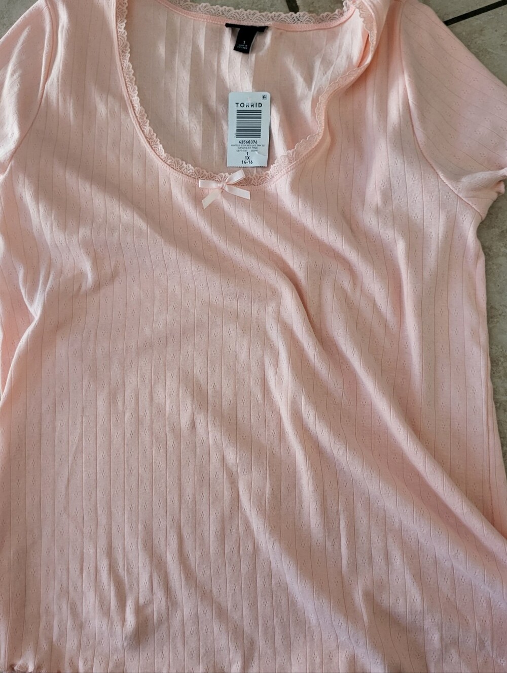 Torrid 1 Pink Tee